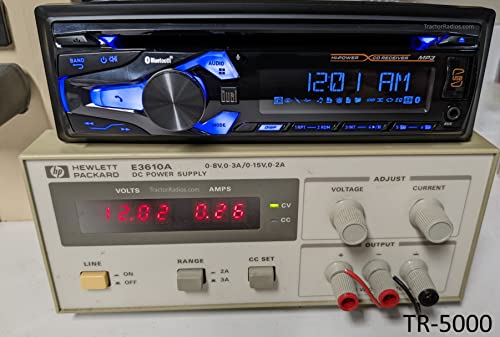 Kubota Tractor Radio CD Player AM FM Stereo Receiver MP3 USB Aux Bluetooth Remote RTV-1100 RTX-1100C Harness Plug B2650 RTV RTX - Thumbnail 6