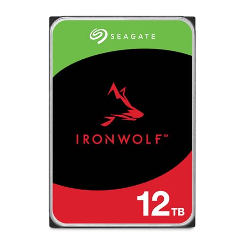 Seagate IronWolf 12TB NAS Internal Hard Drive HDD – CMR 3.5 Inch SATA 6Gb/s 7200 RPM 256MB Cache for RAID Network Attached Storage (ST12000VNZ008/ST12000VN0008)