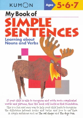 My Book of Simple Sentences: Learning about Nouns and Verbs (Kumon Workbooks) image 3