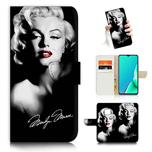 For Moto G Power (2021), Designed Flip Wallet Phone Case Cover, A24596 Marilyn Monroe 24596 #TOP7