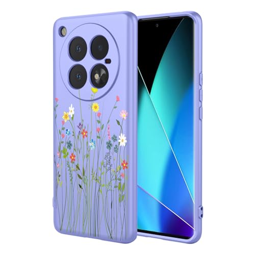 Coque Infinix Zero 40 4G X6860 en TPU souple motif fleur violette