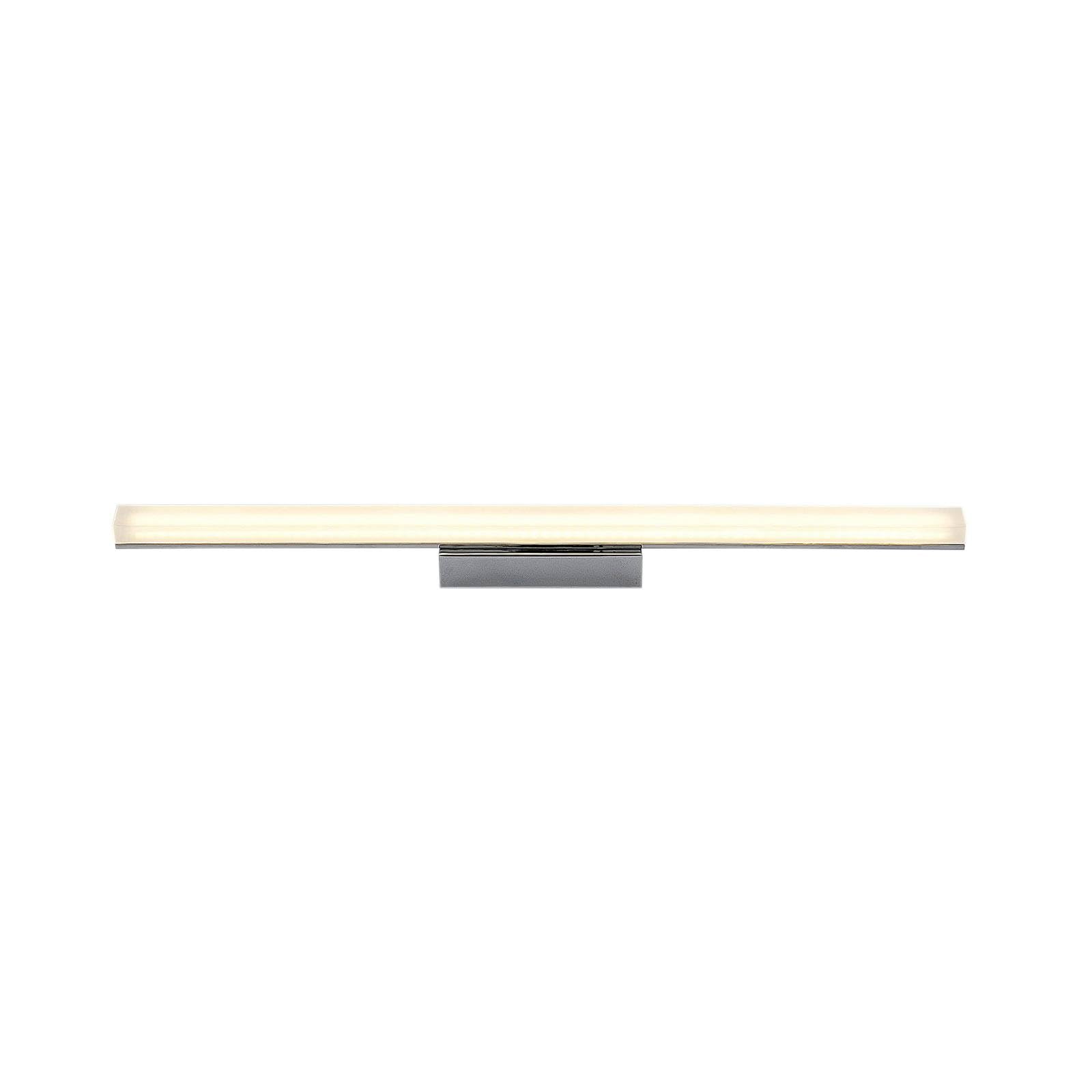 Lindby Bombillas LED lámpara de techo en blanco, cromo, plafón | lámpara de salón, moderno, 3000 k blanco cálido, angular para cuarto de baño