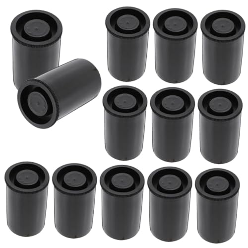Contenedor de película para viajes y fotografía urbana con estuches IMIKEYA de plástico negro