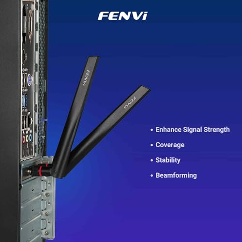 Fenvi FV-AC1200S PCI-E WiFi Adapter | Intel AC Chipset | Dual Band 867Mbps WiFi | Bluetooth 4.0 | 2X2 TX/RX Streams | High Gain Antennas | Windows... - Image 5