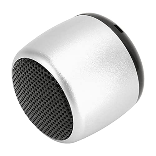 Image of Wireless Bluetooth Speaker, Portable Phone Tablet Holder Speaker Dual Drivers Bass Stereo Speaker 1000mAh Rechargeable, Suitable for Party, Travel, Home, Outdoors, Silver