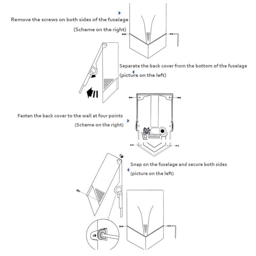 Séchage en 6 secondes avec le sèche-mains électrique basse consommation