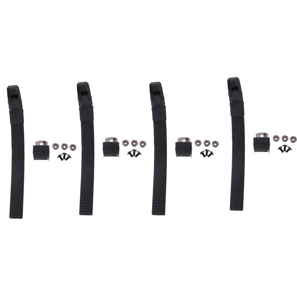 2 Ensembles De Sangles De Boucle Pour Patins à Roulettes - Remplaçables, Ajustables, Durables (Accessoire Roller)