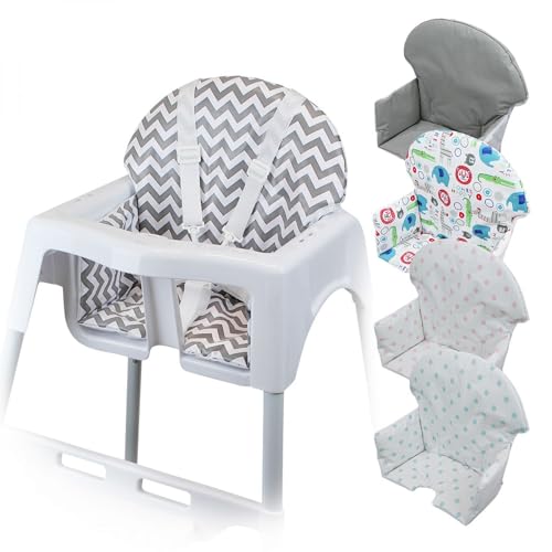 Monsieur Bébé - Housse d'assise pour chaise haute enfant gamme Délice - 5 coloris