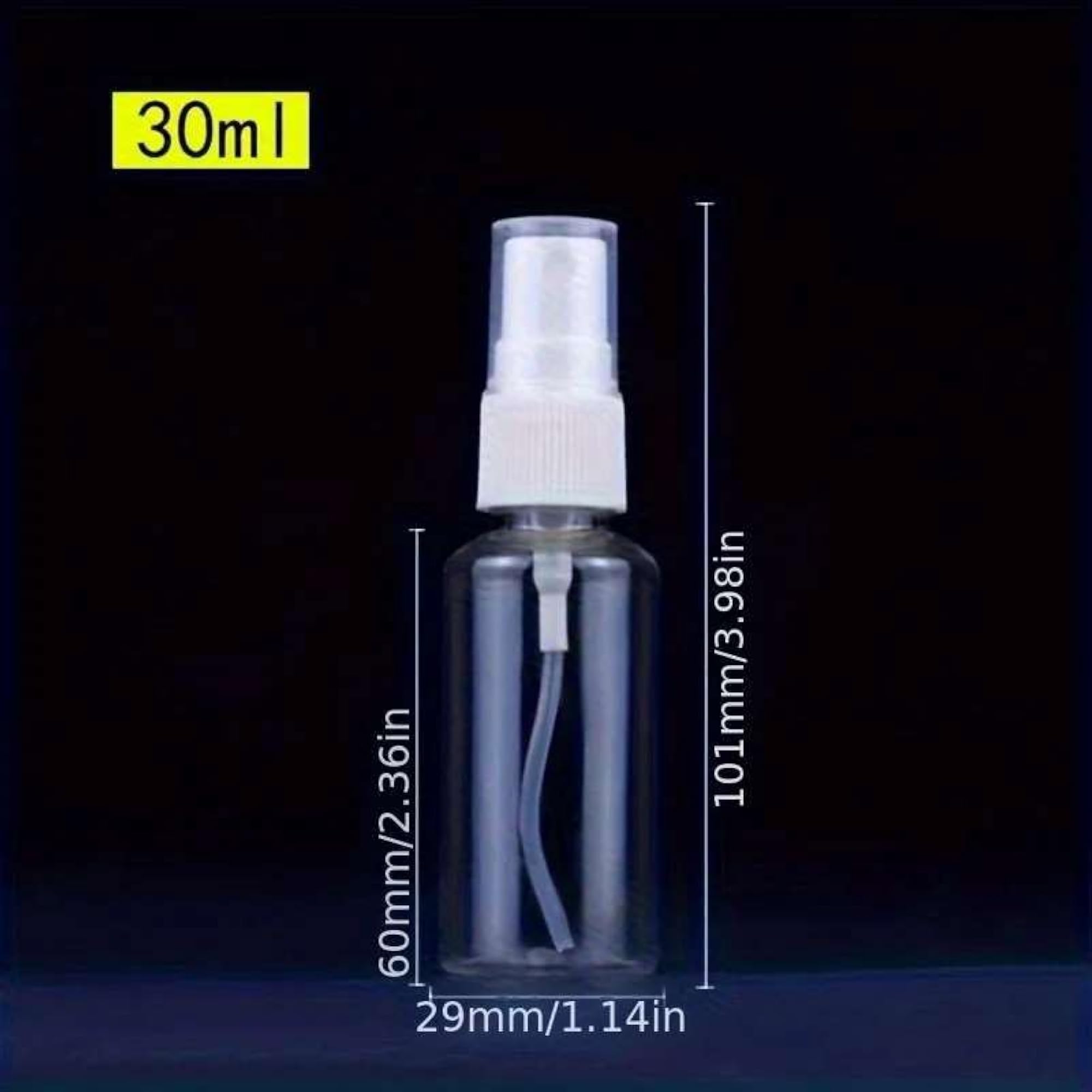 Fine Mist Travel Spray Bottles (2-Pack)
