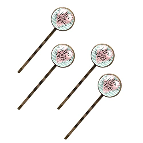 Épingles à cheveux cœur Barrette fantaisie rayée Accessoire cheveux femme