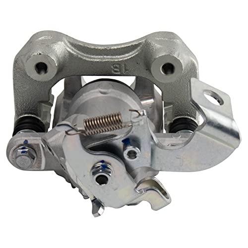 Image of TRQ Front and Rear Brake Caliper Set Zinc Coated Brackets Compatible with 2008-2015 Scion xB