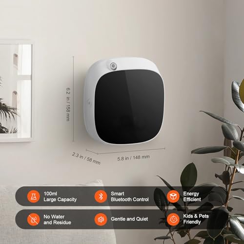 Difusor aromático eléctrico Happybuy 100ml Bluetooth Smart Scent miniatura 2