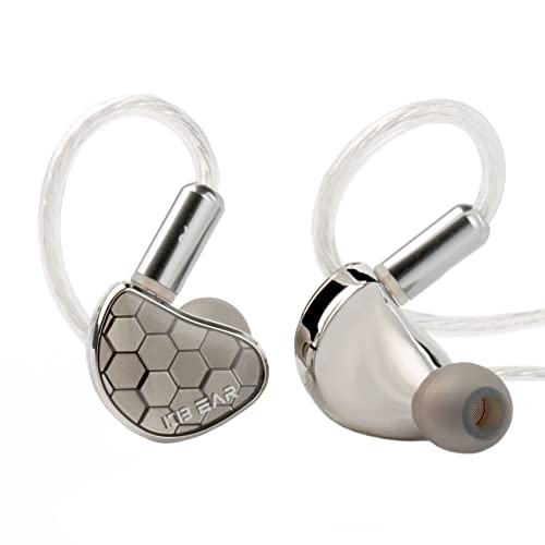 Écouteurs intra-auriculaires KBEAR Xuanwu filaires 1DD avec câble amovible 2 broches argent