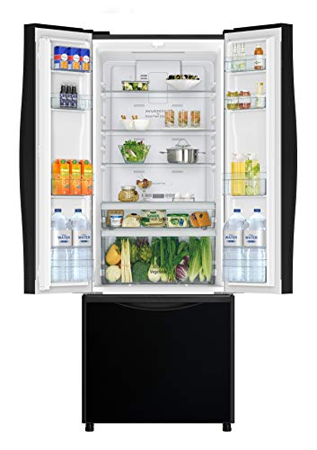 Image of Hitachi 511 L Automatic Inverter Triple Door Refrigerator (R-WB560PND9, Black)