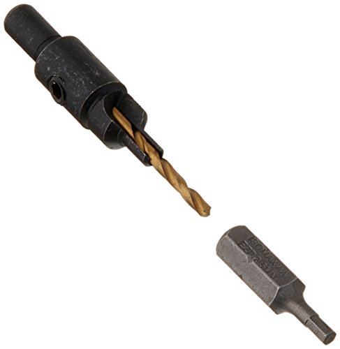 Drill/Countersink, 2-1/4 in. L, Right Hand