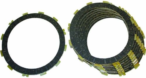 Caltric Clutch Friction Plate Compatible with Honda Gl1200 Gl-1200 Gl 1200 Goldwing 1984 Motorcycle 9 Plates