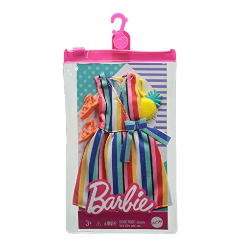 Barbie Complete Looks con vestido y accesorios miniatura 2