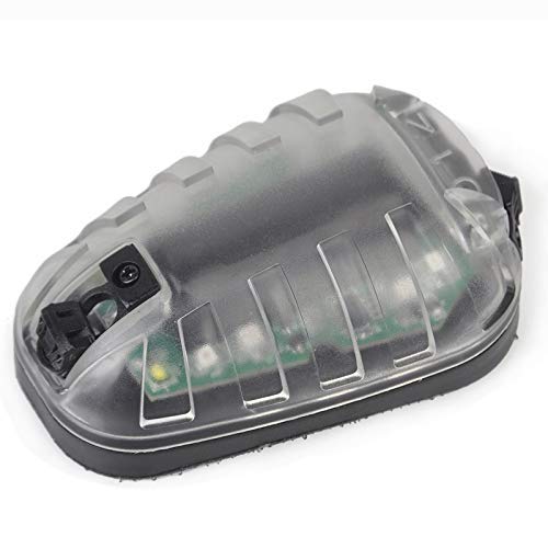 Hotour Overlevingslampen, tactische IR Military Airborne Manta flitslichten met Magic Tape voor snelle waterdichte helm licht element