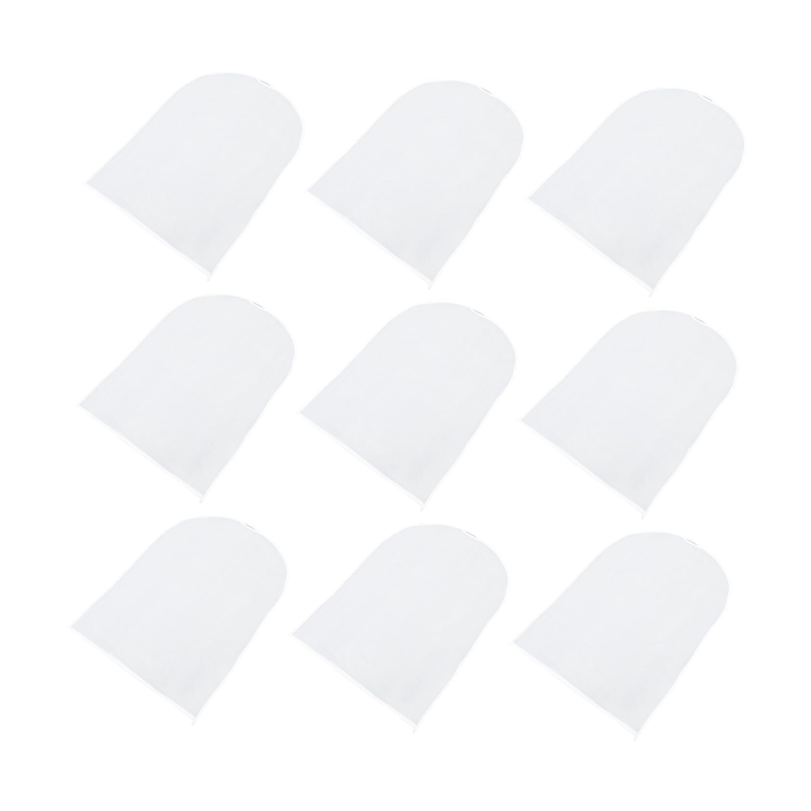 10piezas Guardapolvo De Fundas Transparentes Para Guardarropa Para Colgar Ropa Casa Incluyendo Fundas Para Vestidos y Ropa De Armario