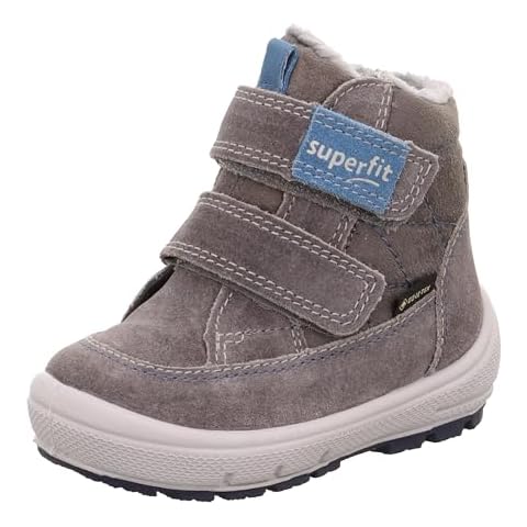Superfit Groovy Grey Blue Snow Boots for Kids Cover