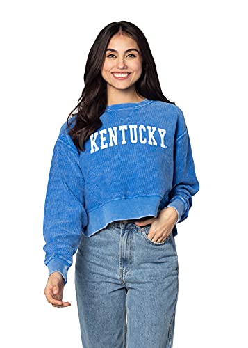 Image of chicka-d NCAA womens Corded Boxy Pullover