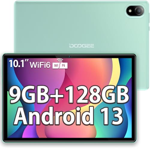 DOOGEE U10 Tablet 10.1 Pulgadas Android 13, Tablet Táctil 4GB(9GB) RAM+128GB ROM (TF 1TB), Cámara...