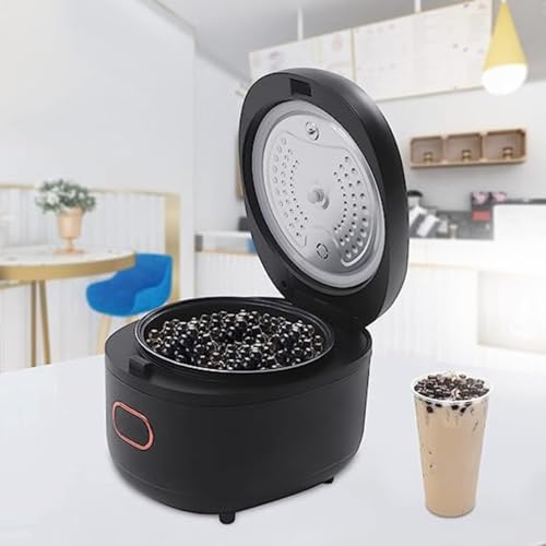 Olla De Perlas Totalmente Automática De 5l, Cocina Comercial De Tapioca De Perlas Boba para Té Boba Y Té De Burbujas Y Té con Leche con Pantalla Táctil