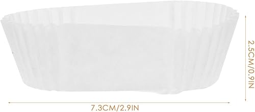 Miniatura 2 de Vasos de papel con forma de barco, 1000 unidades, tazas pequeñas para hornear, bandeja de papel ovalada para pastel, tazas de papel para hornear,