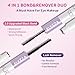Elyzza DIY Eyelash Extension Bond & Remover Infused With Vitamin E –Strong Hold Waterproof 2 In 1 Cluster Lash Glue For DIY Lash Extensions Gentle Comfortable Individual Lash Adhesive For All Day Wear