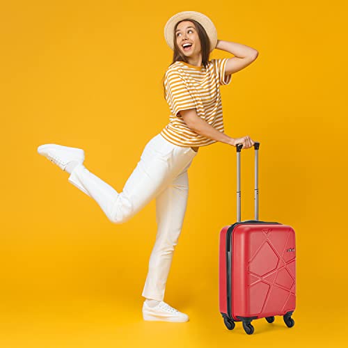 Safari Pentagon Trolley Bags For Travel, 55 Cm Cabin Suitcase, 4 Wheel