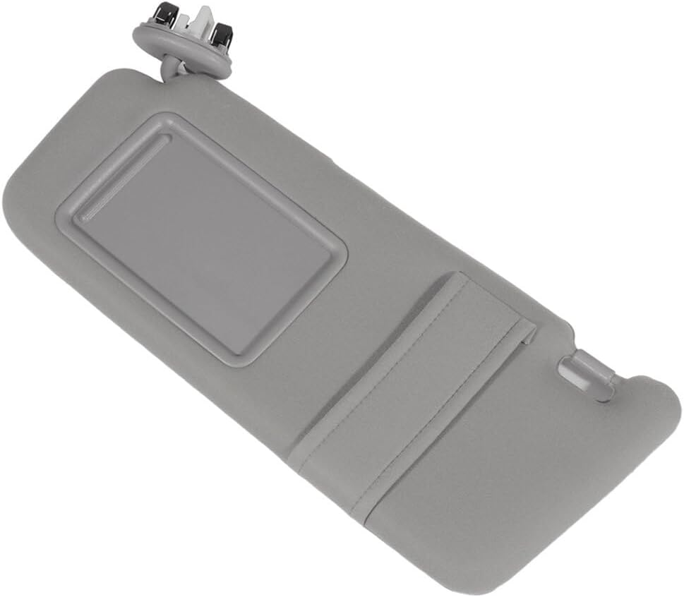 SCITOO Grey Left Driver Side Sun Visor Compatible for Toyota for Camry 2006-2011, Car Sun Visor with Sunroof Without Lights Replacement 74320-06800-B0, 04002-30706-B0