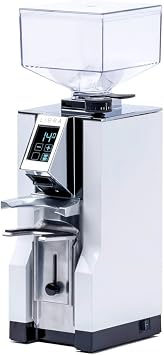 Eureka Mignon Libra Espresso Grinder | طحن بالوزن | 55 مم نتوءات | ستبليس | التكنولوجيا الصامتة | أبيض