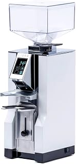 Eureka Mignon Libra Espresso Grinder | Grind by Weight | 55mm Burrs | Stepless | Silent Technology | White