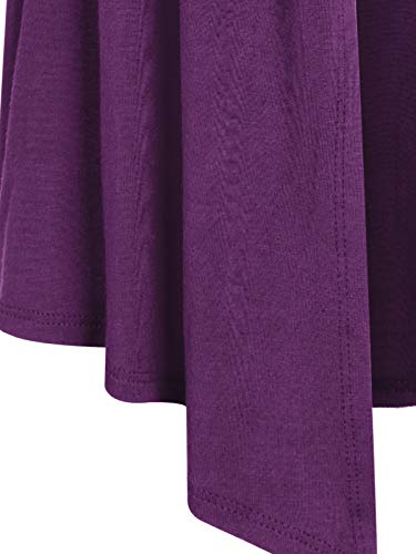 Image of MixMatchy Women's Lightweight Short Sleeve Draped Open Front Cardigan Vest