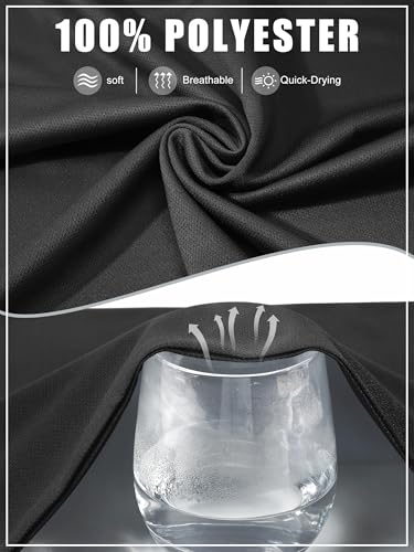 10 Pack Boys Youth Mesh Quick Dry T Shirts Short Sleeve Athletic Shirt Moisture Wicking Performance Tees for 7-16Y2