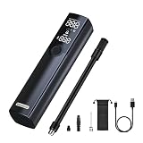 Woowind BP188 Fahrradpumpe Elektrisch 120PSI Akku Luftpumpe Fahrrad Alle Ventile Kompressor Fahrradpumpe (Aluminiumschale)