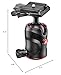 Manfrotto Compact Ball Head 496, Fluid Ball Head for Camera Tripod, Camera Stabilizer, Photography Equipment, for Precise Framing