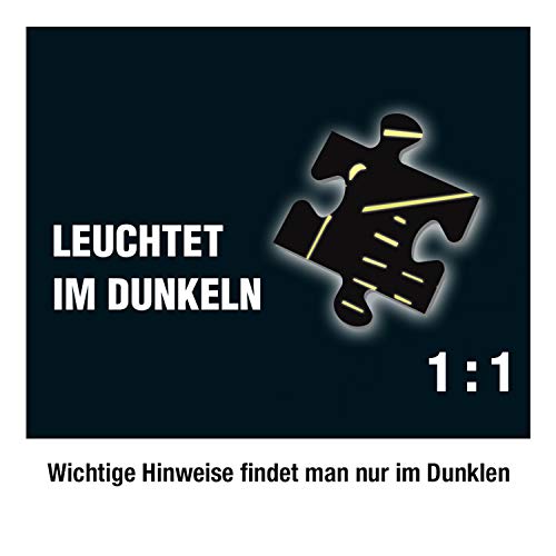 Die drei ??? Bundle - Krimi Puzzle - Die Villa der Rätsel und Fingerabdrücke-Profiset von Kosmos Detektiv Spielzeug Set, Leuchtet im Dunkeln, mit UV-Lampe, Detektiv Puzzle ab 10 Jahre