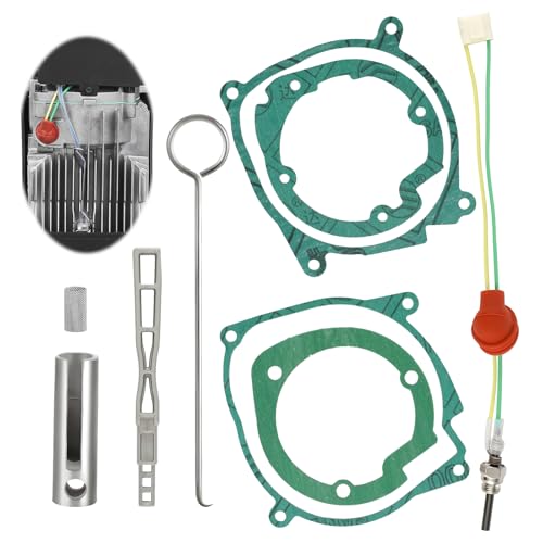 Diesel Heater Glow Plug,Glow Plug Repair Kit,Car Ceramic Heater Repair Parts Fit,12V 24V 5KW 8KW Parking Diesel Heater Glow Ignition Plug Kit with Filter,Diesel Heater Accessories for Car Truck Boat