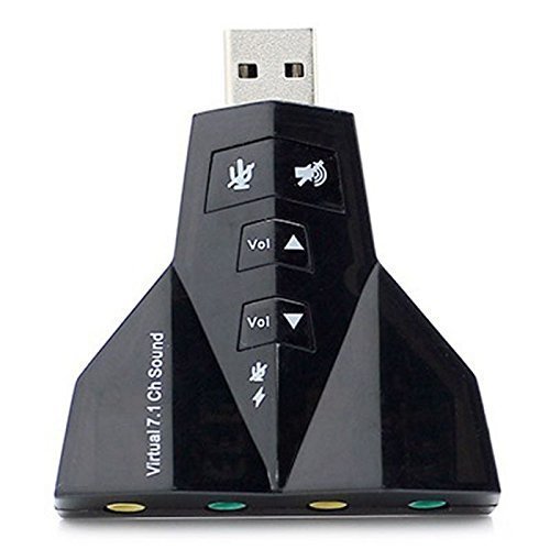 LipiWorld® Sound Card ((Virtual 7.1 Dual Sound Card) -USB to 3D External Sound Card Audio Adapter Virtual 7.1 Channel Sound Mic Speaker Double adaprter Virtual Sound Card) (B01LPWPWZY) Amazon Price History, Amazon Price Tracker