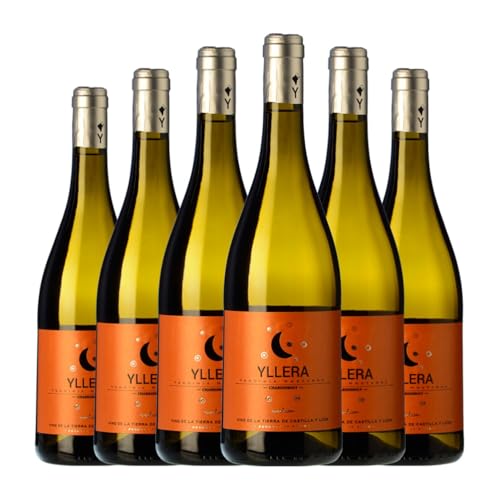 Yllera Vendimia Nocturna Chardonnay Vino de la Tierra de Castilla y León 75 cl Vino blanco (Caja de 6 Botellas de 75 cl)