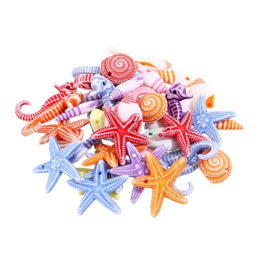 Conchas de playa para rellenar jarrones decorativos y fondos de acuario Tendycoco 48 piezas 2