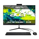Migliori PC All in One Acer Aspire C24B-GCZN Computer Fisso All in One 23.8' FHD 120 Hz IPS