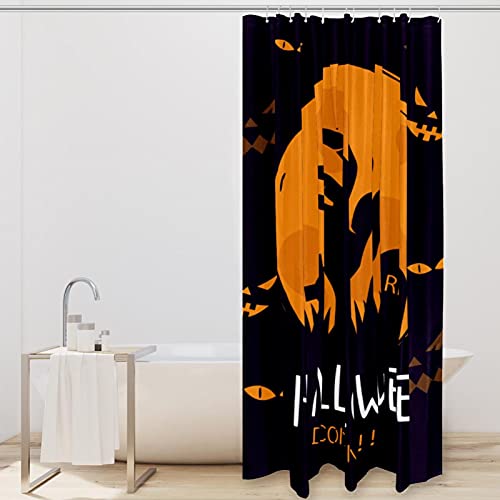Rideau de douche Halloween Is Coming 183 cm en textile lourd et durable