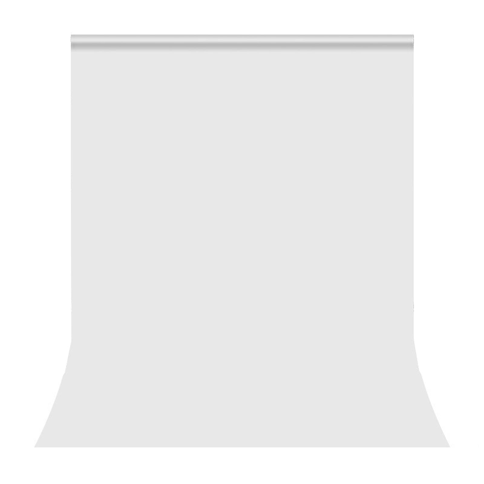 Sfondo verde per fotografia, grande sfondo per fotografia, tenda pieghevole in puro colore, ad alta densità, senza cuciture, per studio fotografico video (3 x 5 m, bianco)