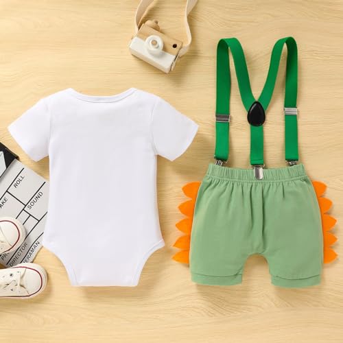 Image of Baby Boys 1st Birthday Cake Smash Outfit Hungry Caterpillar Bodysuit Bloomers Adjustable Y Back Suspenders Clothes Set