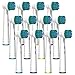 BELADENT Sensitive Aufsteckbürsten kompatibel für Oral-B elektrische Zahnbürsten, 12 Stück