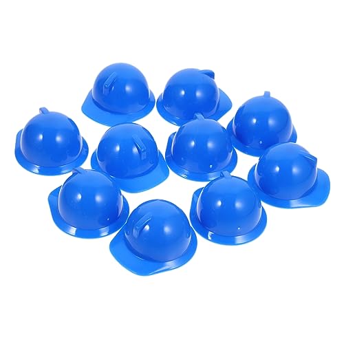 CIYODO 20Pcs Miniature Dolls Hard Hat Construction Helmet Dolls for Dress Up Mini Safety Helmets for Creative Play and Parties