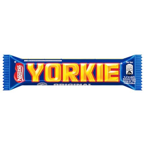 Yorkie Original - Chunky Milk Chocolate Bar - Thick Satisfying Yorkie Chocolate - (24 x 46g)