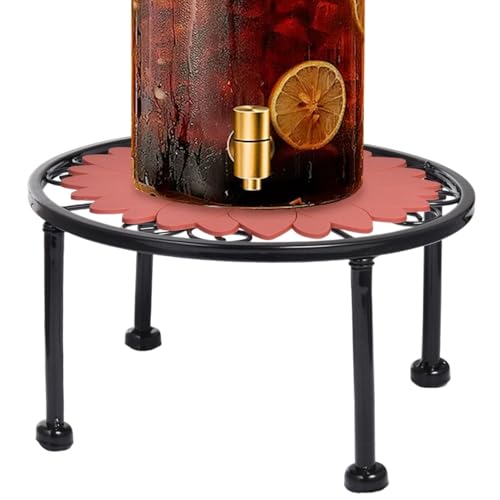 Soporte dispensador de bebidas, soporte para bebidas de agua, soporte para macetas para balcón, soporte para plantas en maceta para patio, soporte de bebidas para interiores y exteriores, base de